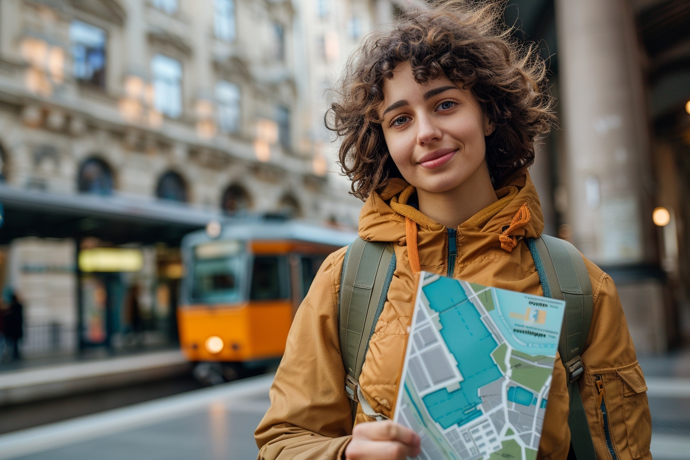 Plan des transports en commun de Drancy avec différents moyens de transport mis en évidence